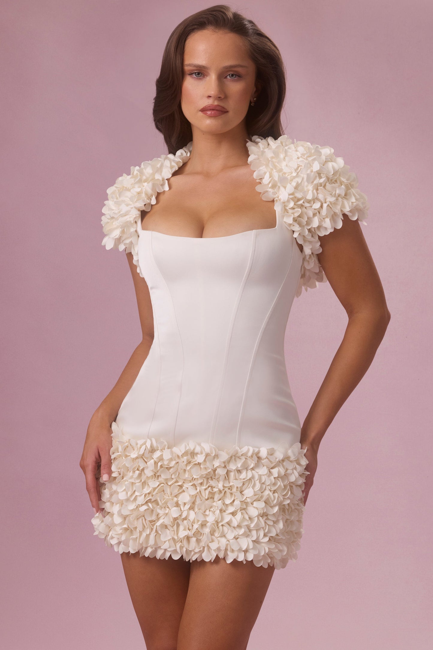 Cropped Bolero in Pearl