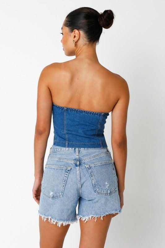 Paige Denim Corset Top