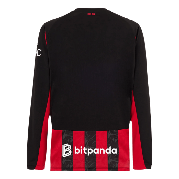 AC Milan Home Long Sleeve Jersey 2025/26