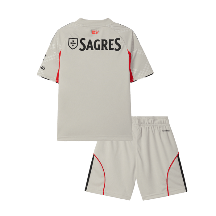 Benfica Away Kids Soccer Jerseys Kit 2025/26