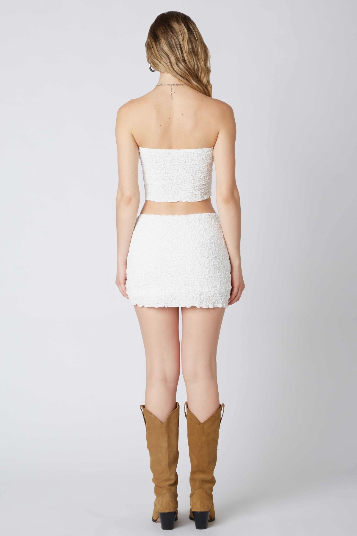 Lydia White Mini Skirt