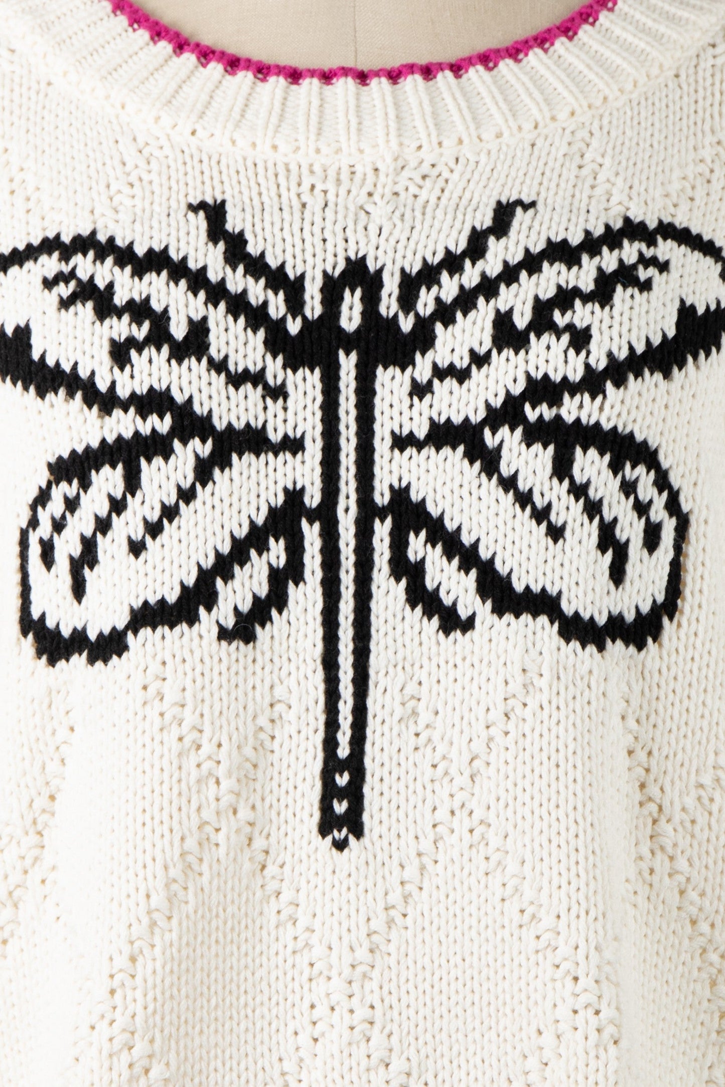 Dragonfly Oversized Knit Sweater