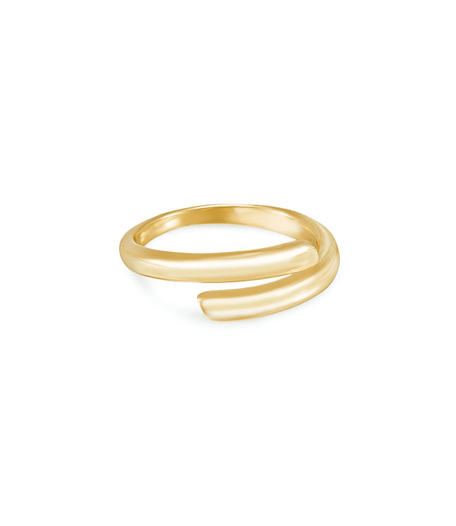 Ettika Wrap Around 18K Gold Plated Ring