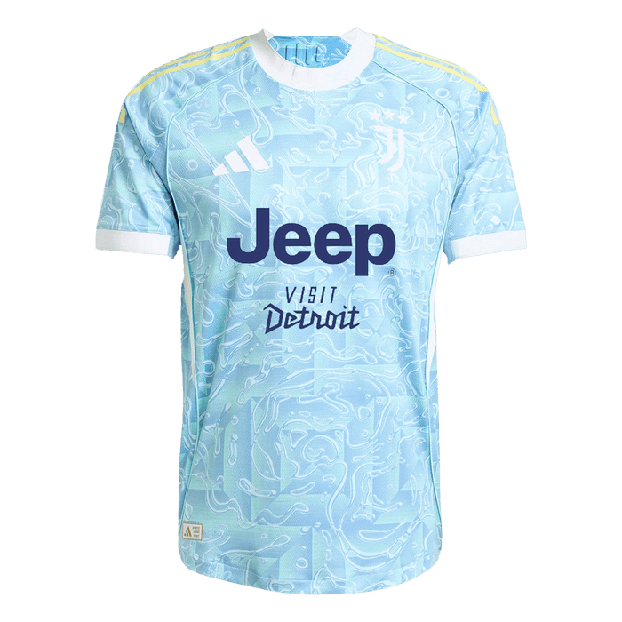 KALULU #15 Juventus Away Authentic Soccer Jersey 2025/26