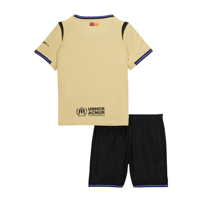 Kids Barcelona Custom Away Soccer Kits 2025/26