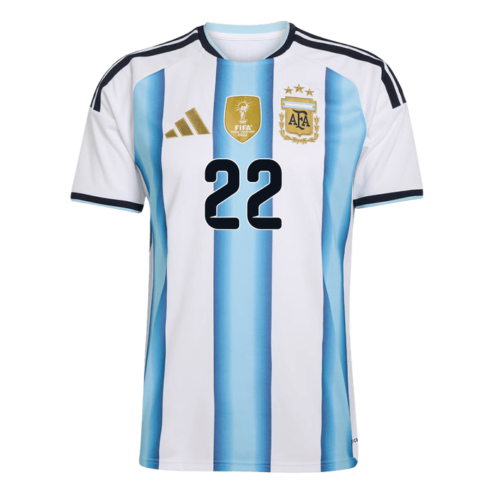 L. MARTINEZ #22 Argentina Home Soccer Jersey World Cup 2026