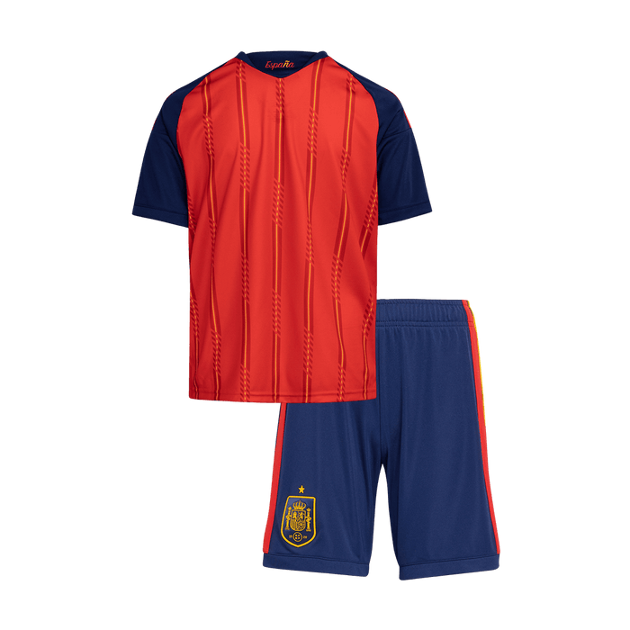 Spain Home World Cup Kids Soccer Jerseys Kit 2026