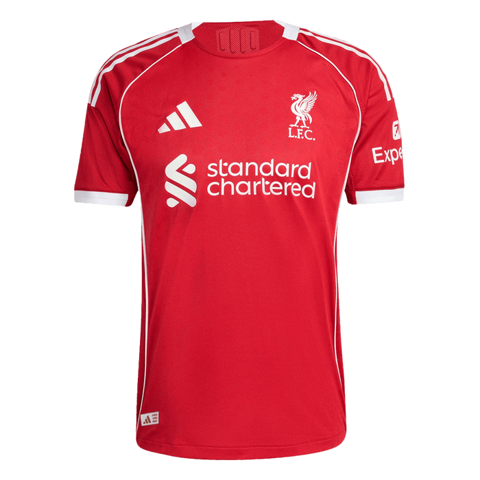 VIRGIL #4 Liverpool Home Authentic Soccer Jersey 2025/26