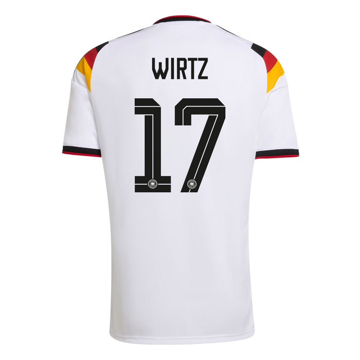 WIRTZ #17 Germany Home Soccer Jersey World Cup 2026