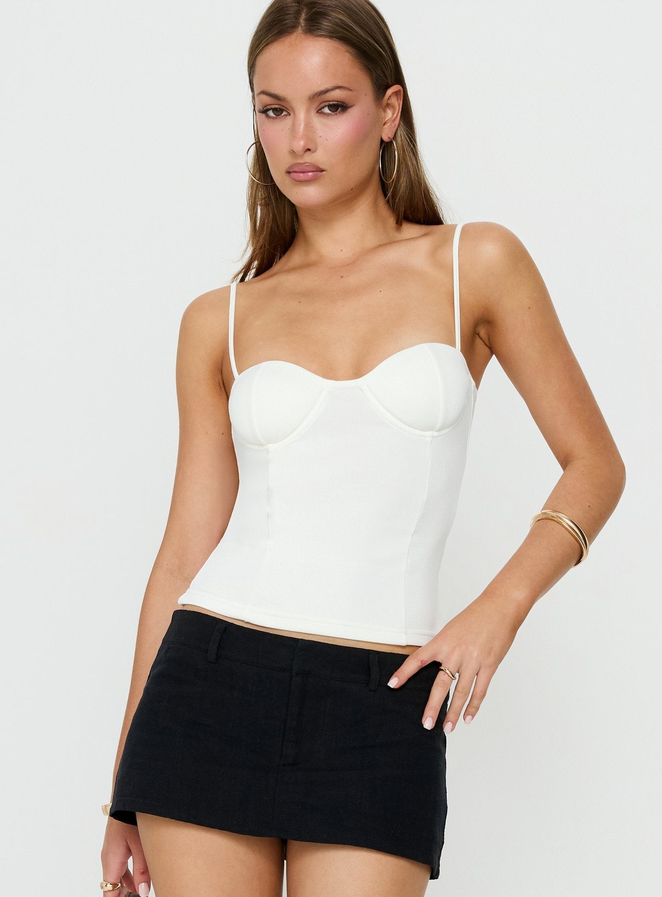 Anataza Underwire Top White