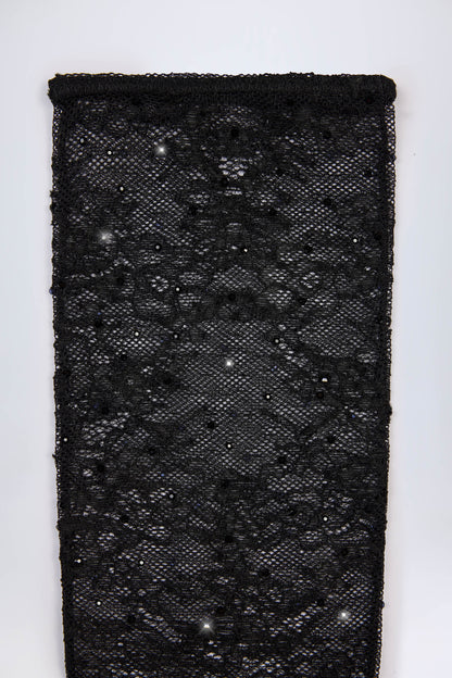 Lace Gloves in Black