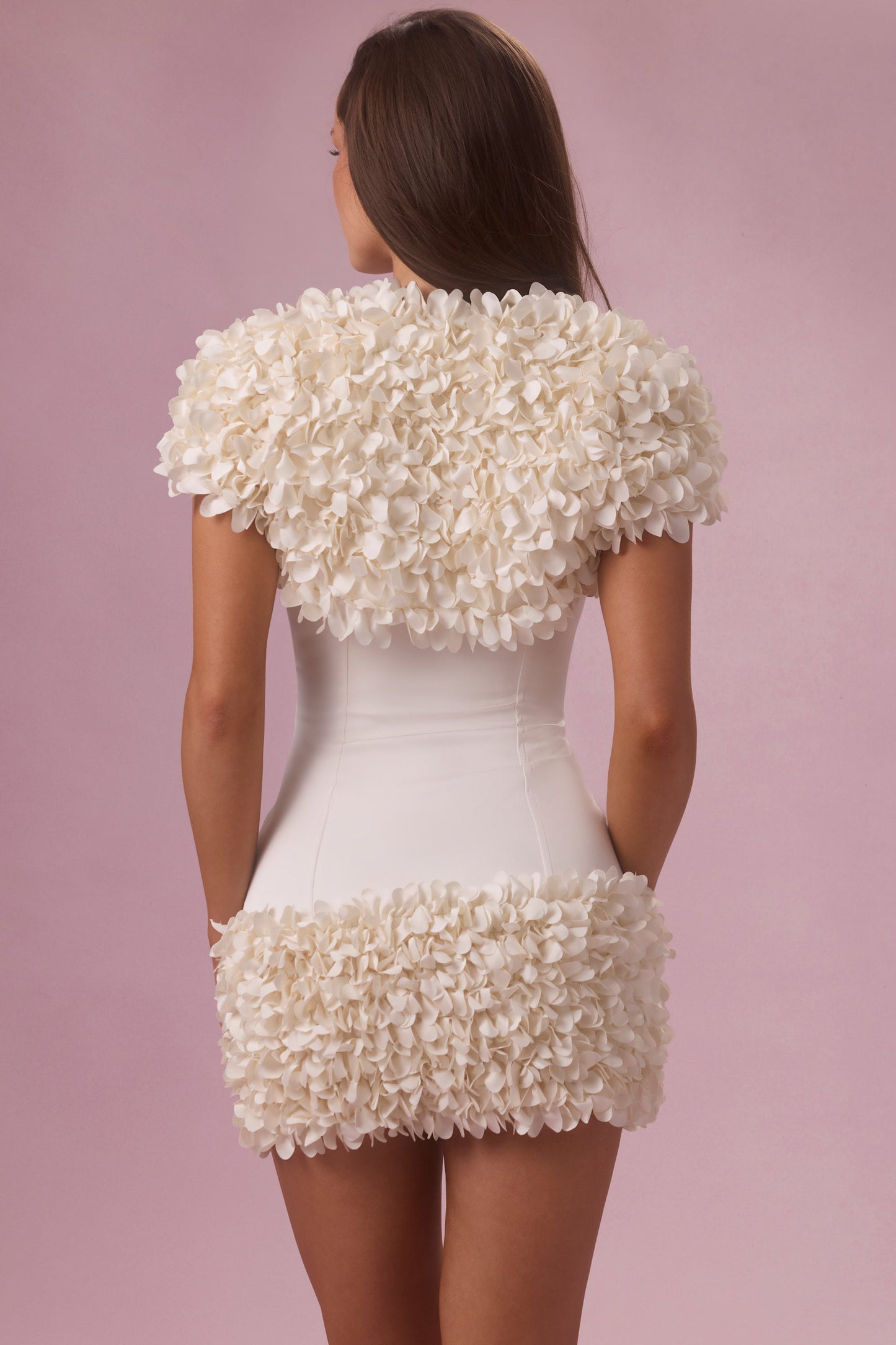 Cropped Bolero  in Pearl