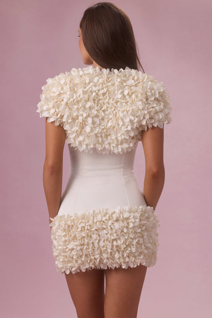 Cropped Bolero  in Pearl
