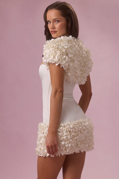 Cropped Bolero  in Pearl