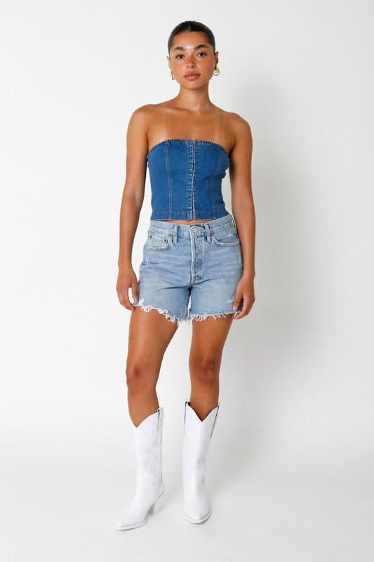 Paige Denim Corset Top