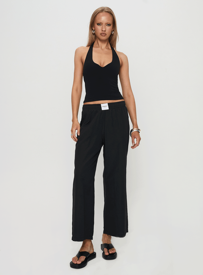Beach House Pants Black