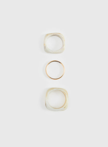 Amandah Resin Cuff Set Multi