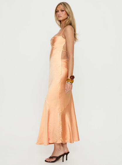 Alidia Cowl Neck Maxi Dress Sorbet