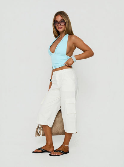 Alfonza Utility Capri White
