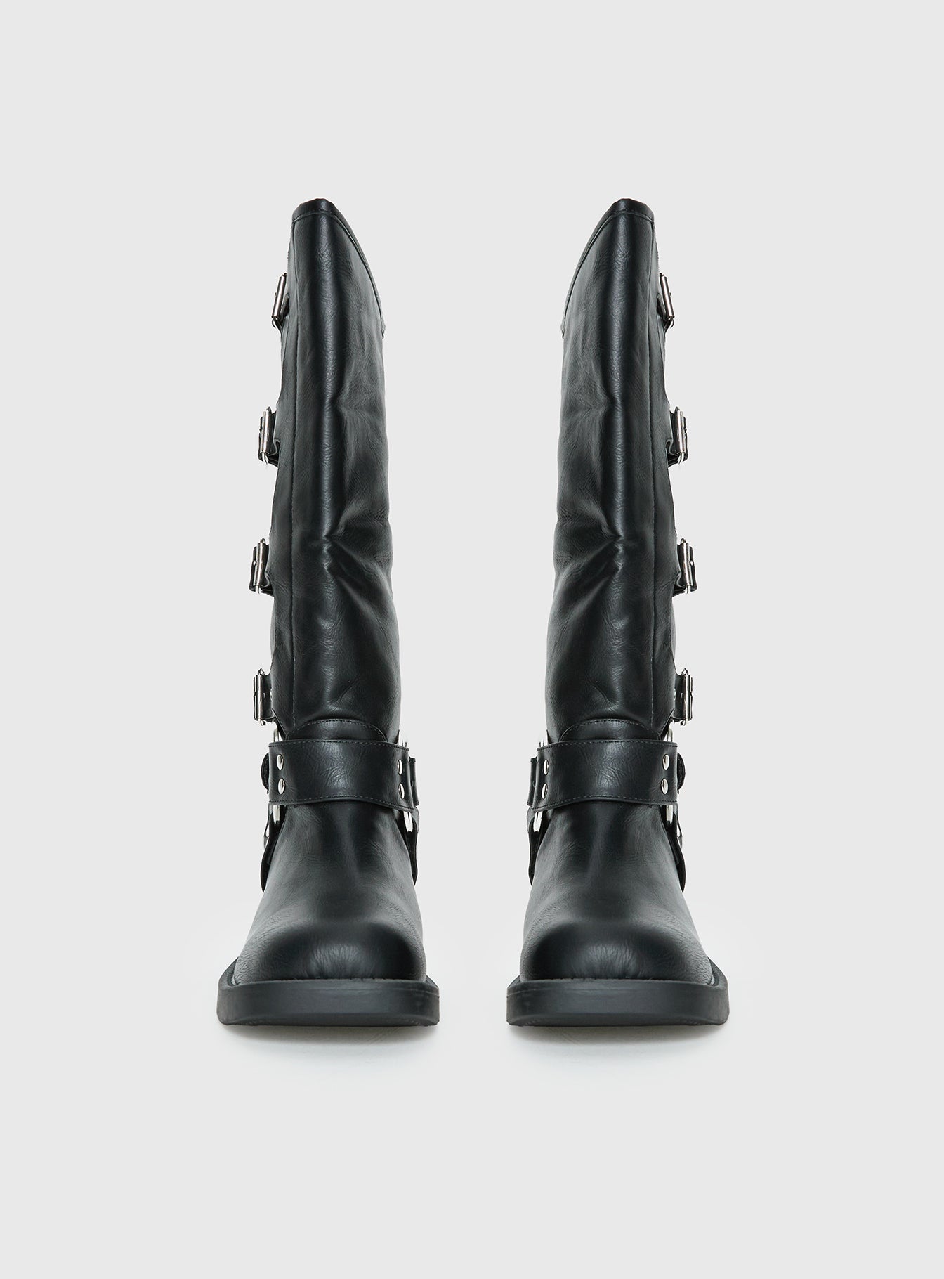 Buckle Down Boots Black