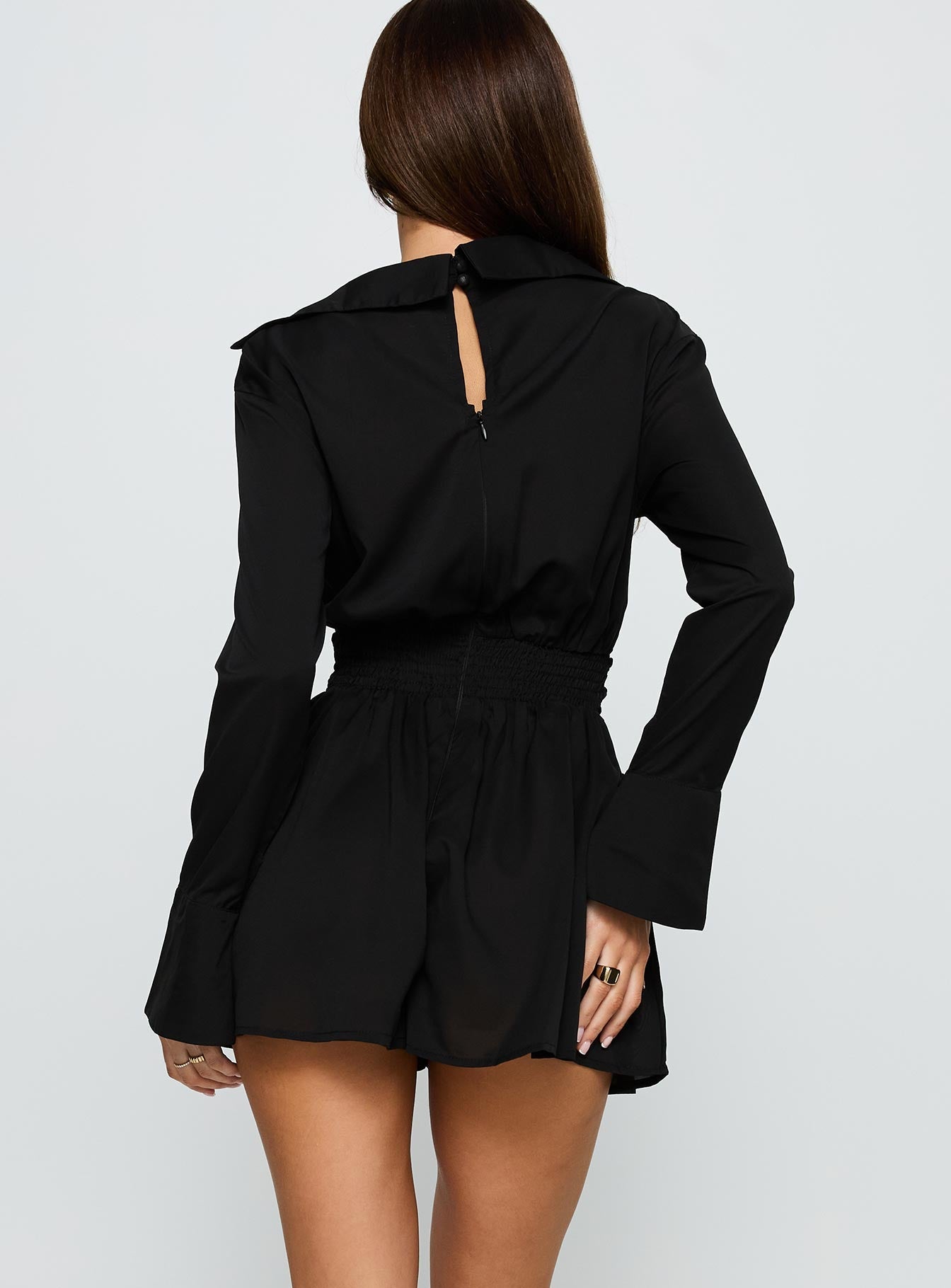Belvedere Romper Black