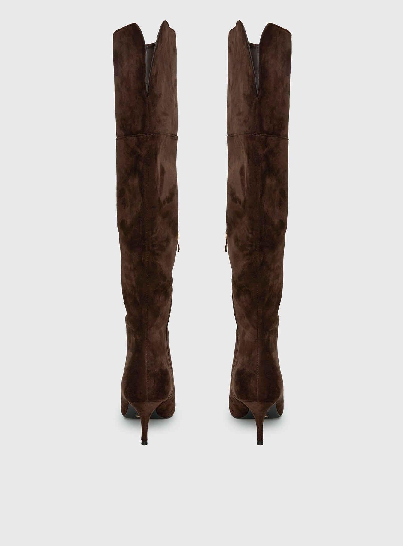 Billini Zamari Faux Suede Knee High Boots Cocoa
