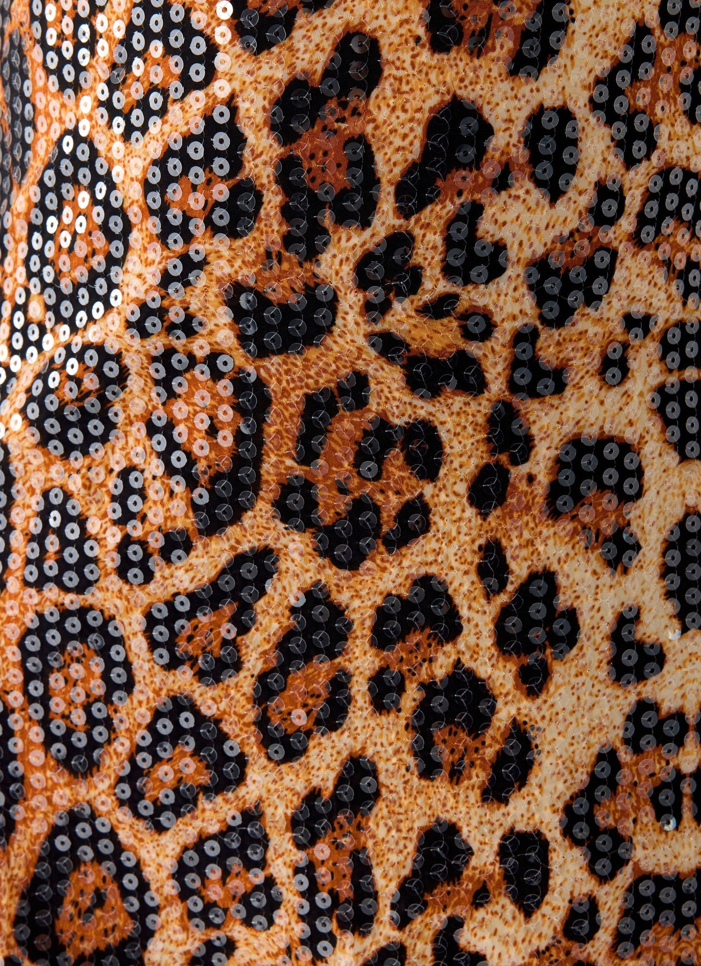Aneira Sequin Mini Dress - Shimmer Leopard