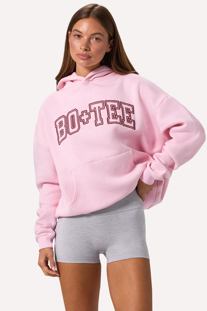 Embroidered Oversized Hoodie in Bloom