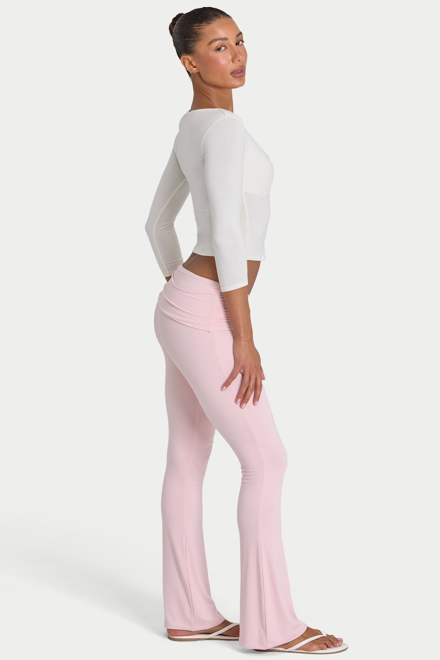 ButterCloud™ Flared Leggings in Blush