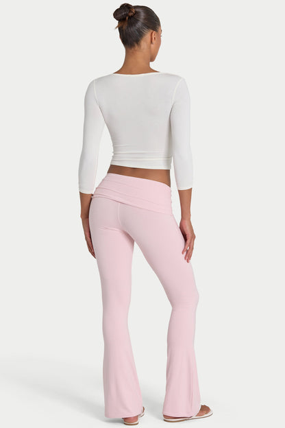 ButterCloud™ Flared Leggings in Blush