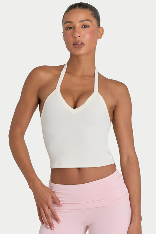 ButterCloud™ Crop Tank Top in Coconut