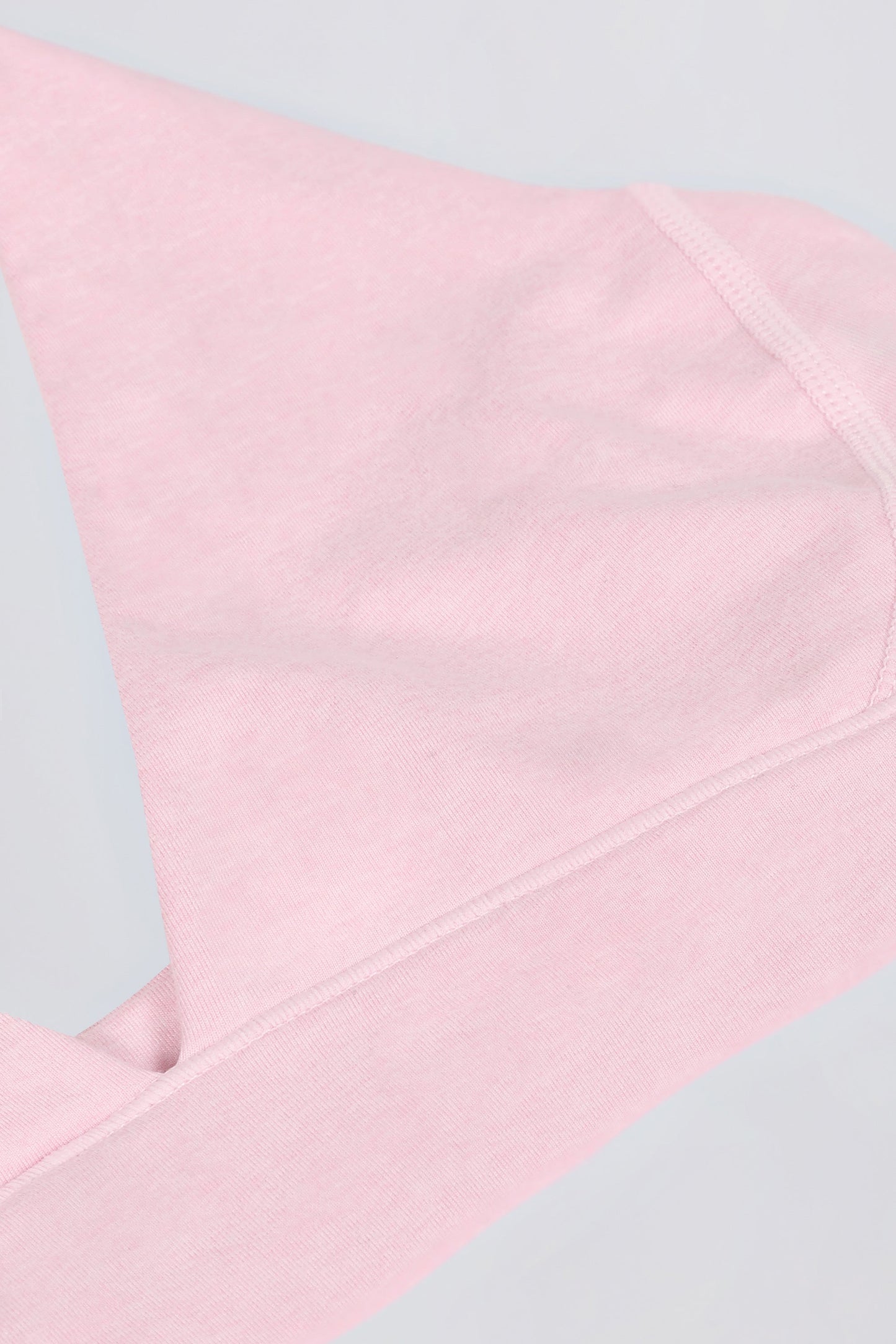 Brushed Jersey V-Neck Sports Bra in Bloom
