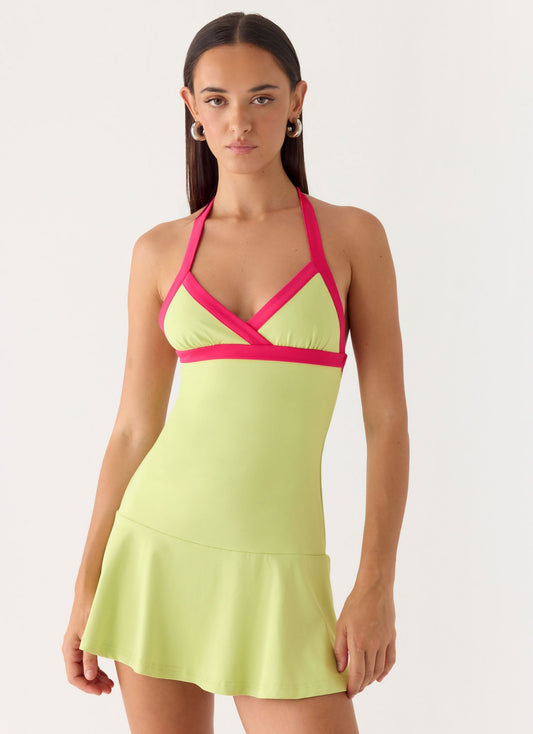 Dumdi Mini Dress - Lime