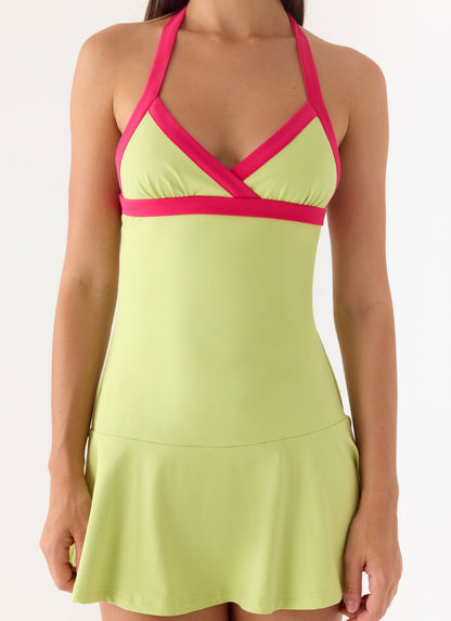 Dumdi Mini Dress - Lime