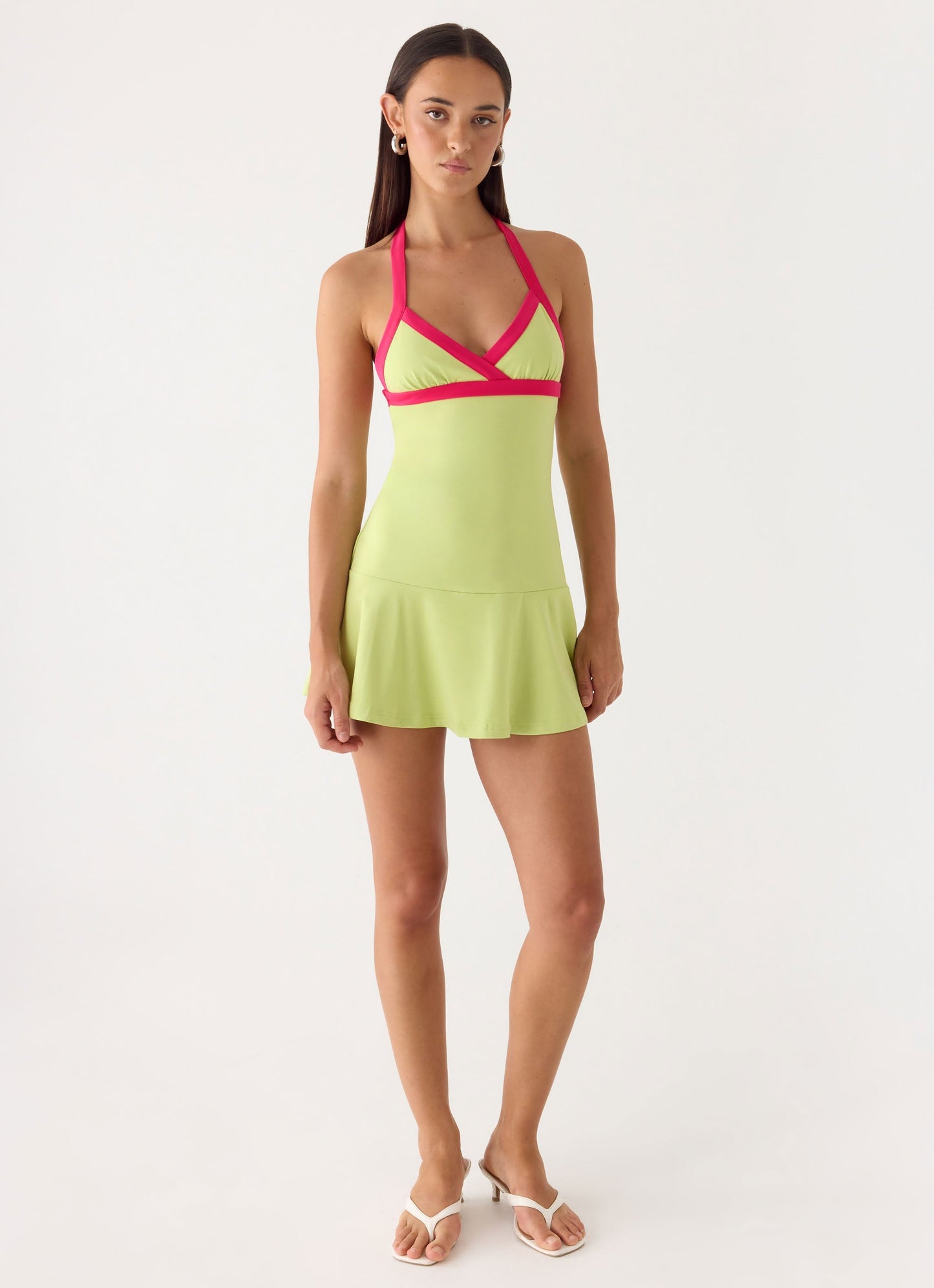 Dumdi Mini Dress - Lime