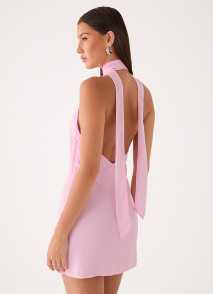 Float Away Mini Dress - Pink