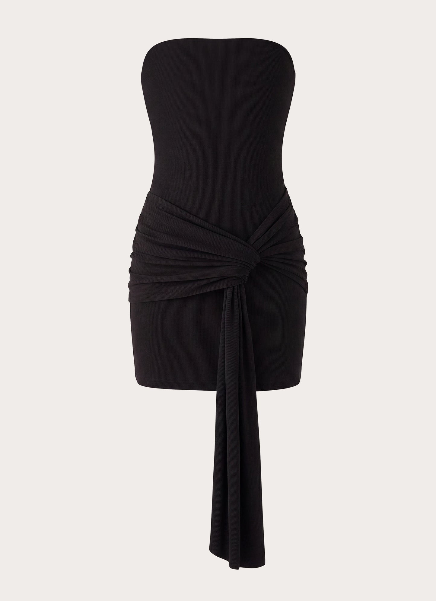 Jiliana Strapless Mini Dress - Black