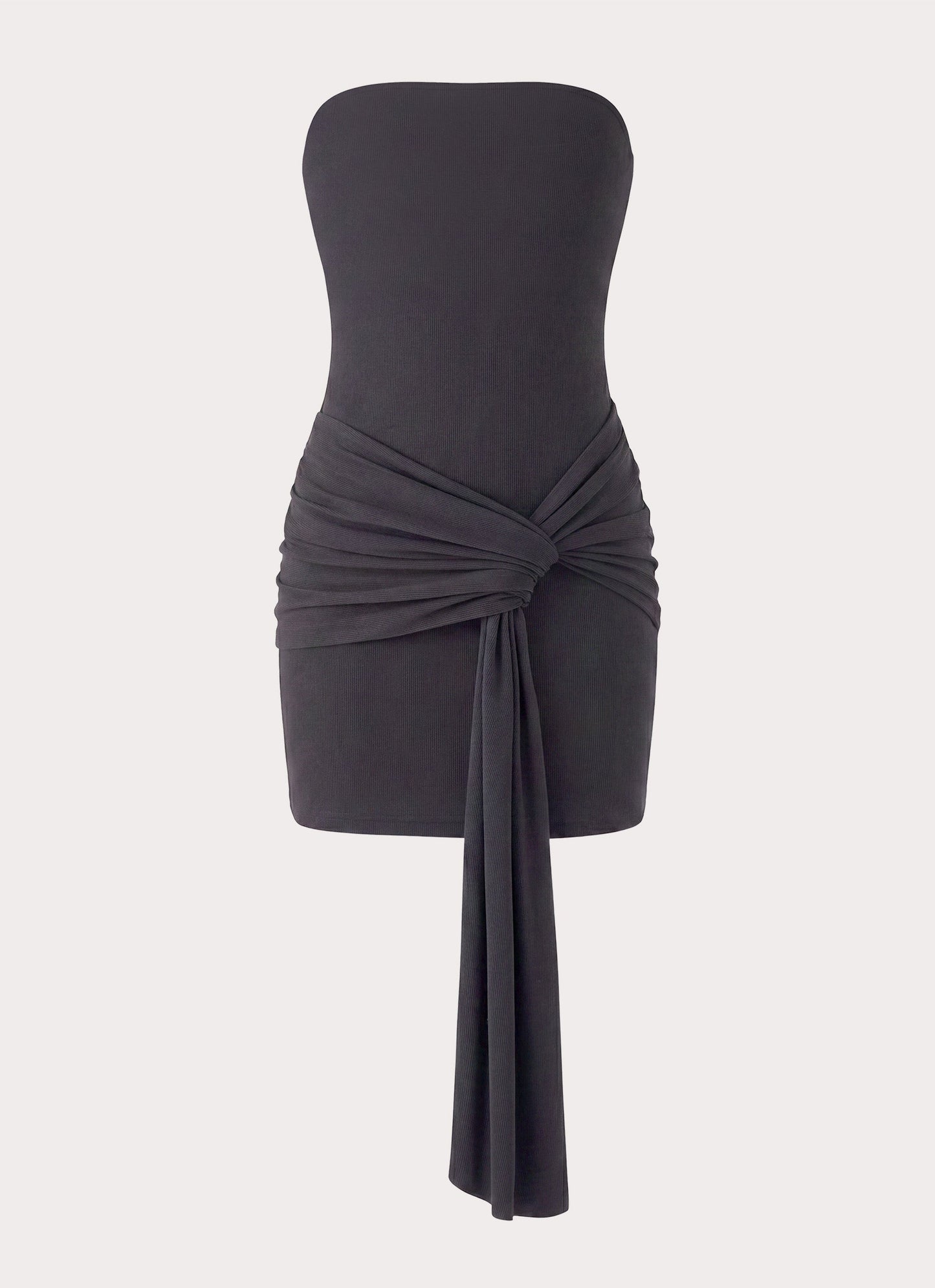 Jiliana Strapless Mini Dress - Charcoal