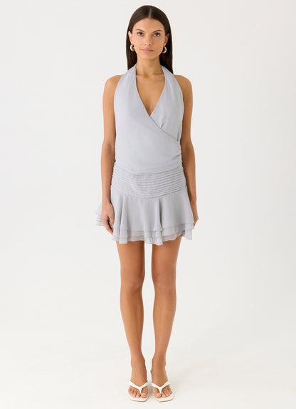 Mura Mini Dress - Misty Blue