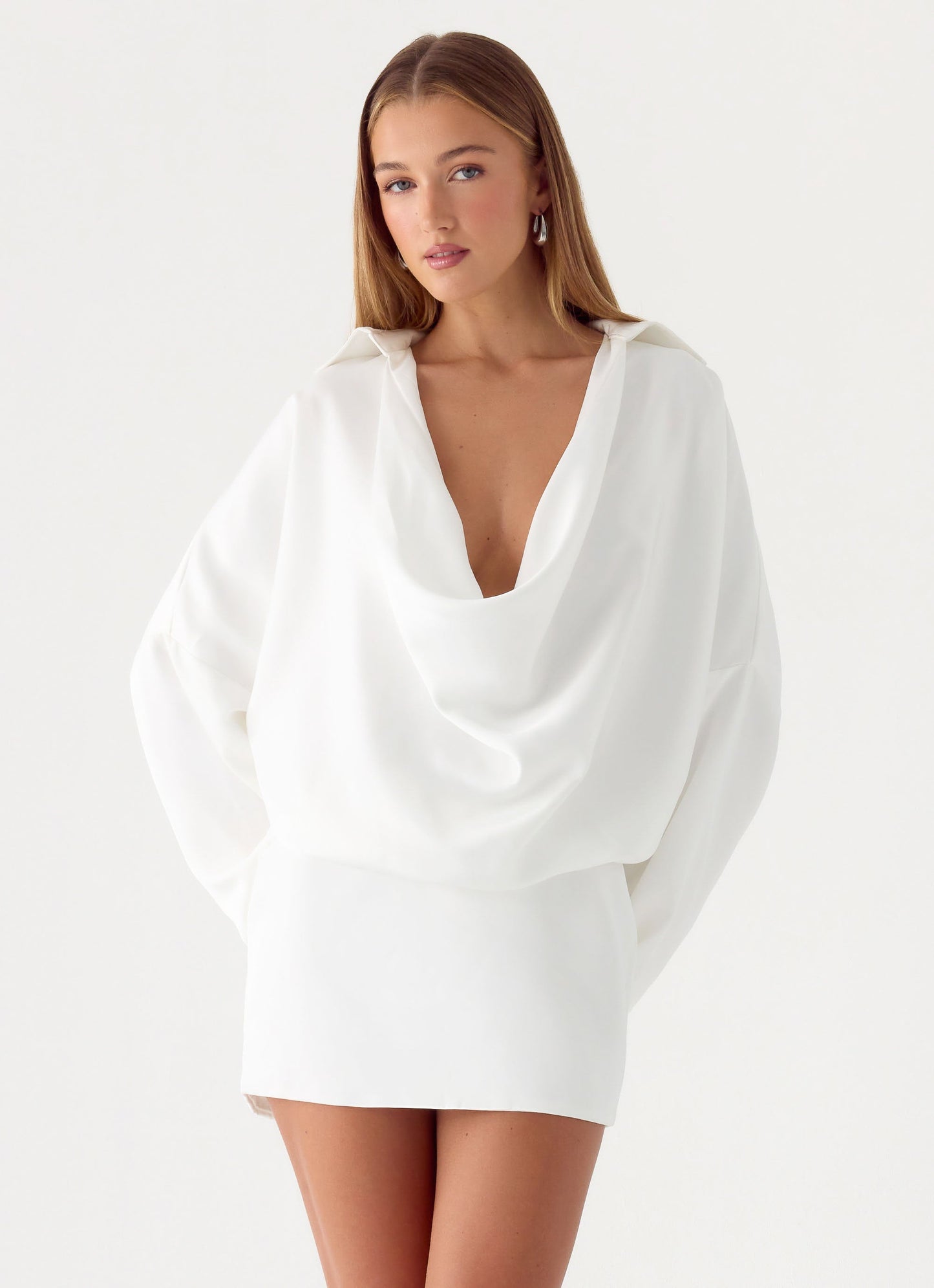 Thessaly Mini Dress - White