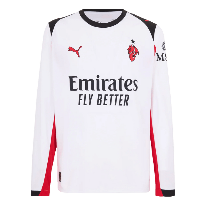 AC Milan Away Long Sleeve Soccer Jersey 2025/26
