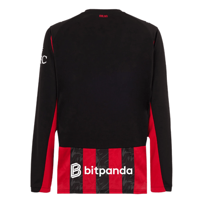AC Milan Home Long Sleeve Jersey 2025/26