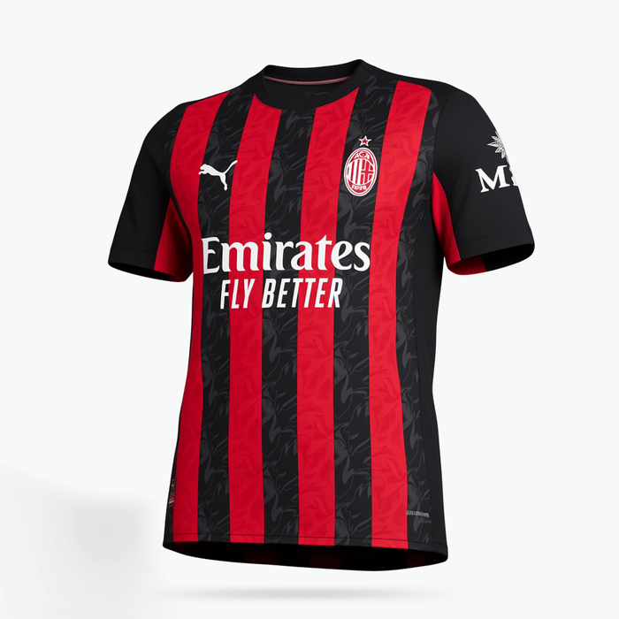 AC Milan Home Soccer Jersey 2025/26 - PTS