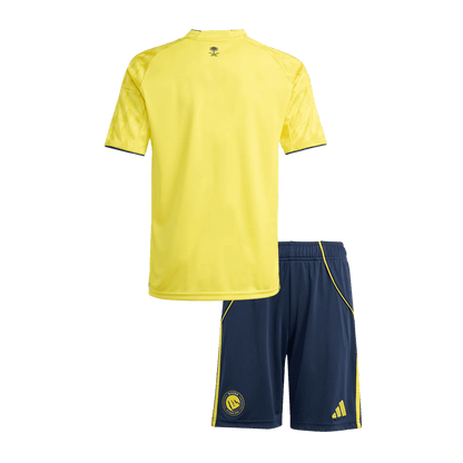 Al Nassr Home Kids Soccer Jerseys Kit 2025/26