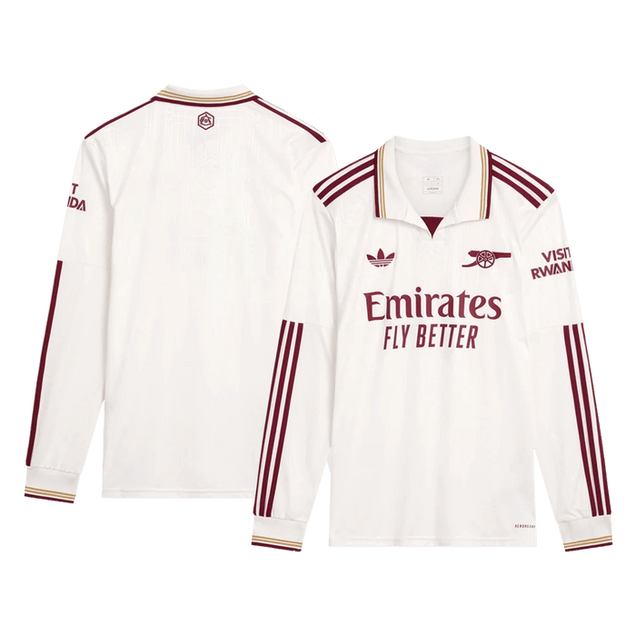 Arsenal Third Away Long Sleeve Soccer Jersey 2025/26