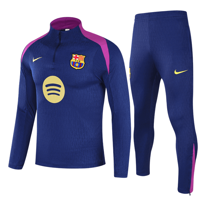 Barcelona 1/4 Zip Tracksuit 2025/26 Navy