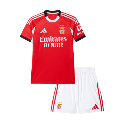 Benfica Home Kids Soccer Jerseys Kit 2025/26