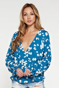 Pieris Butterfly Ocean Blue Top