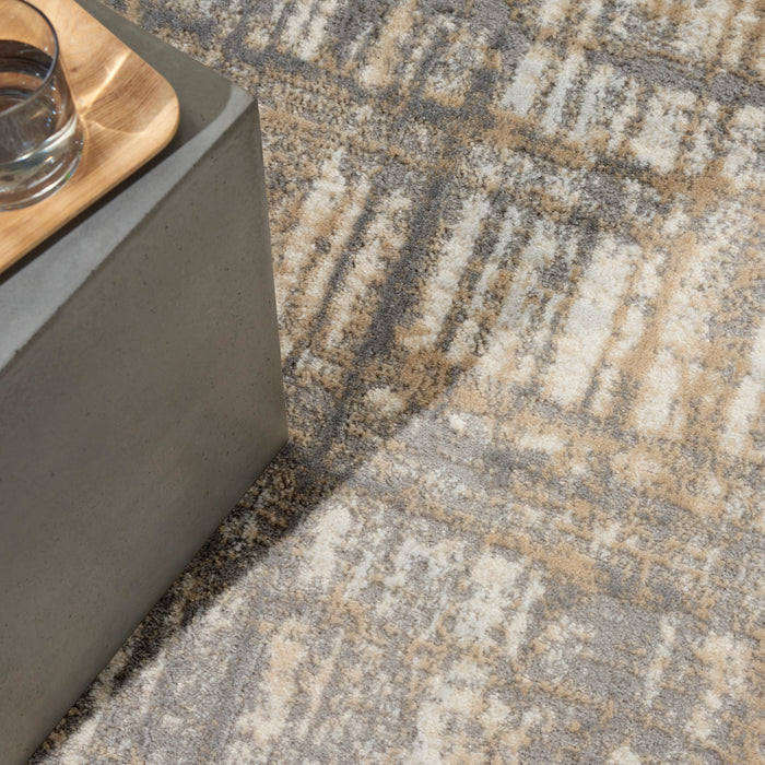 The Rug Corner Calvin Klein Calvin Klein Enchanting - Grey/Ivory Area Rug ECH05