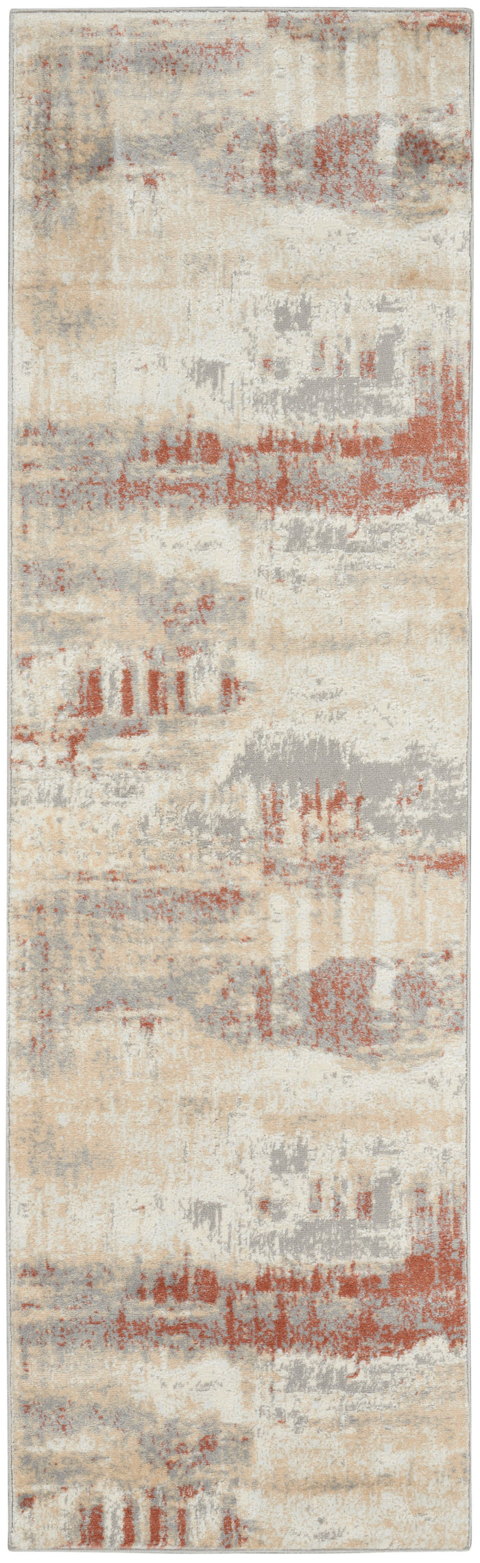 The Rug Corner Calvin Klein Calvin Klein Enchanting - Grey/Rust Area Rug ECH02